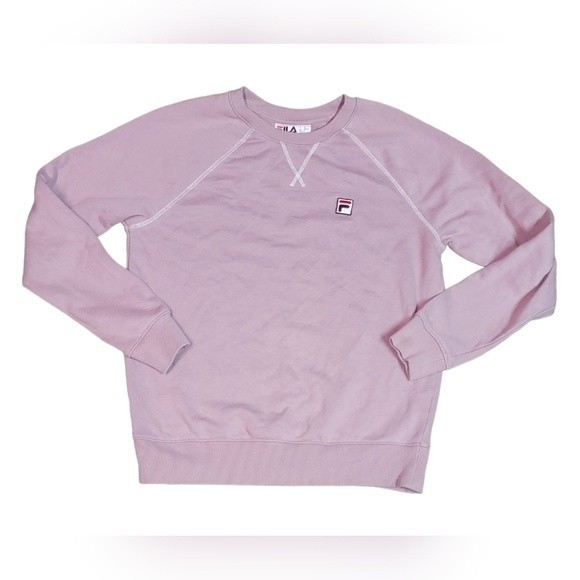 Fila Tops - Fila Light Purple Classic Logo Sweatshirt Size Small